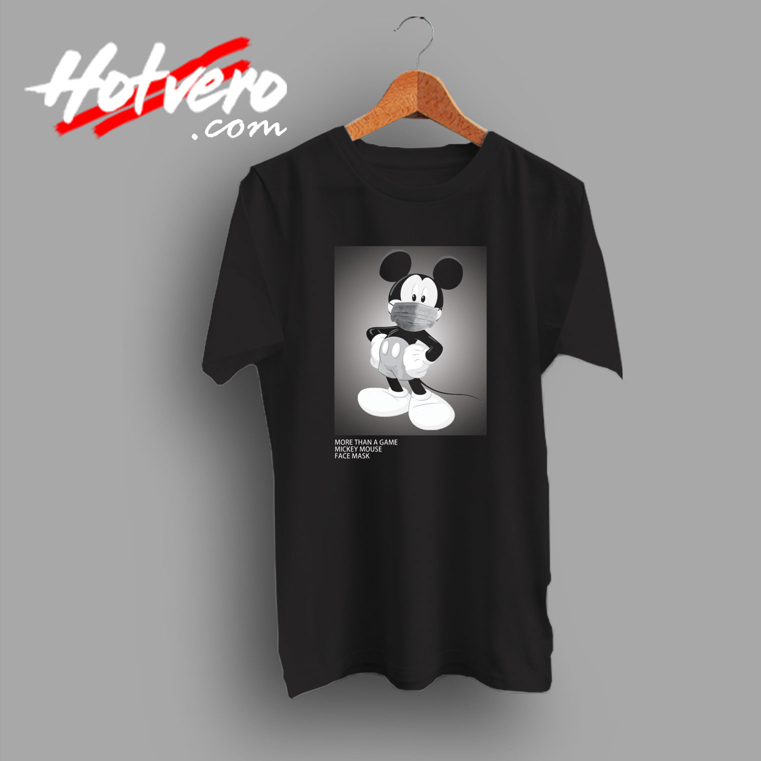 Mickey Mouse Face Mask Movie Cartoon T Shirt