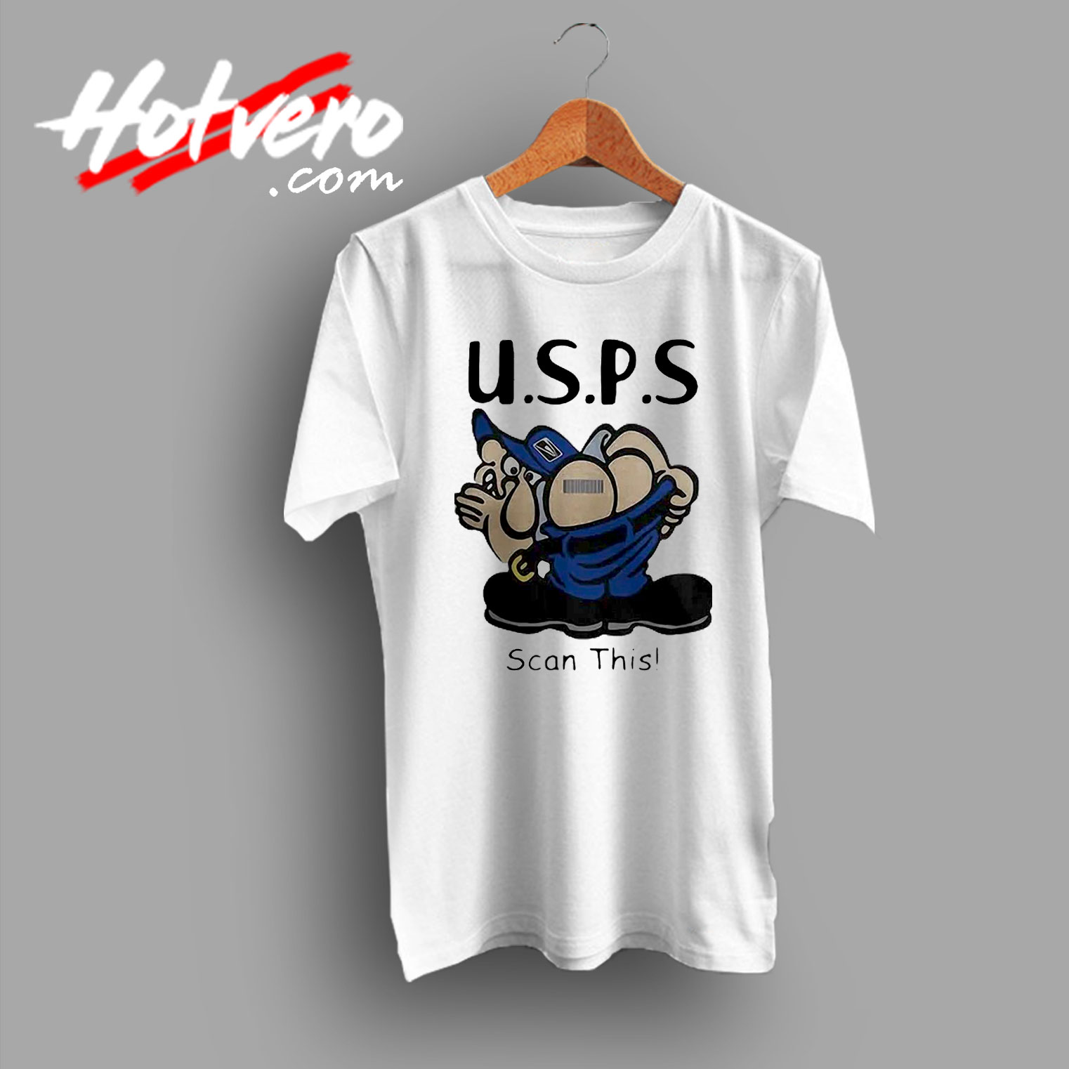 New USPS United States Postal Service Scan This T Shirt