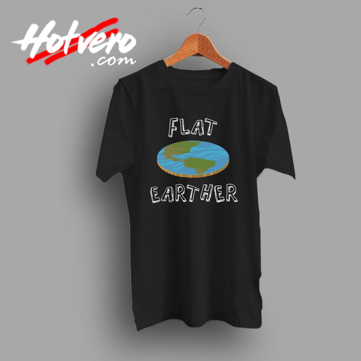 New Vintage Flat Earther Space Day T Shirt