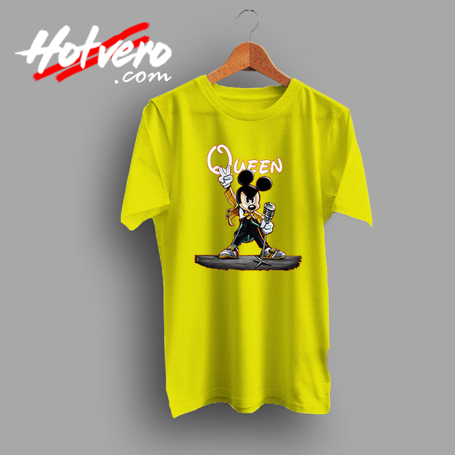 Queen Freddie Mercury Mickey Mouse Custom Graphic T Shirt