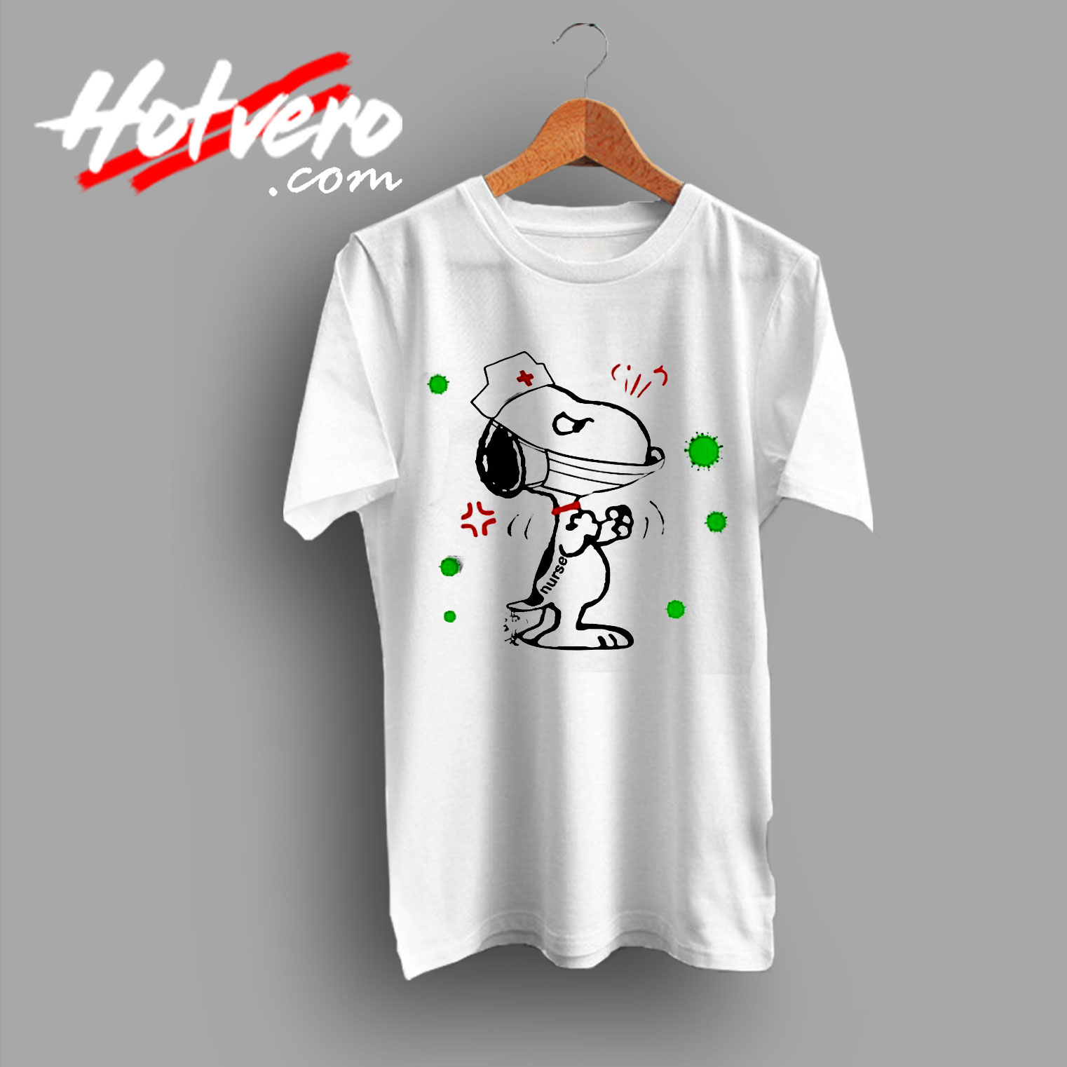 Snoopy Nurse Beat Up to Virus T Shirt