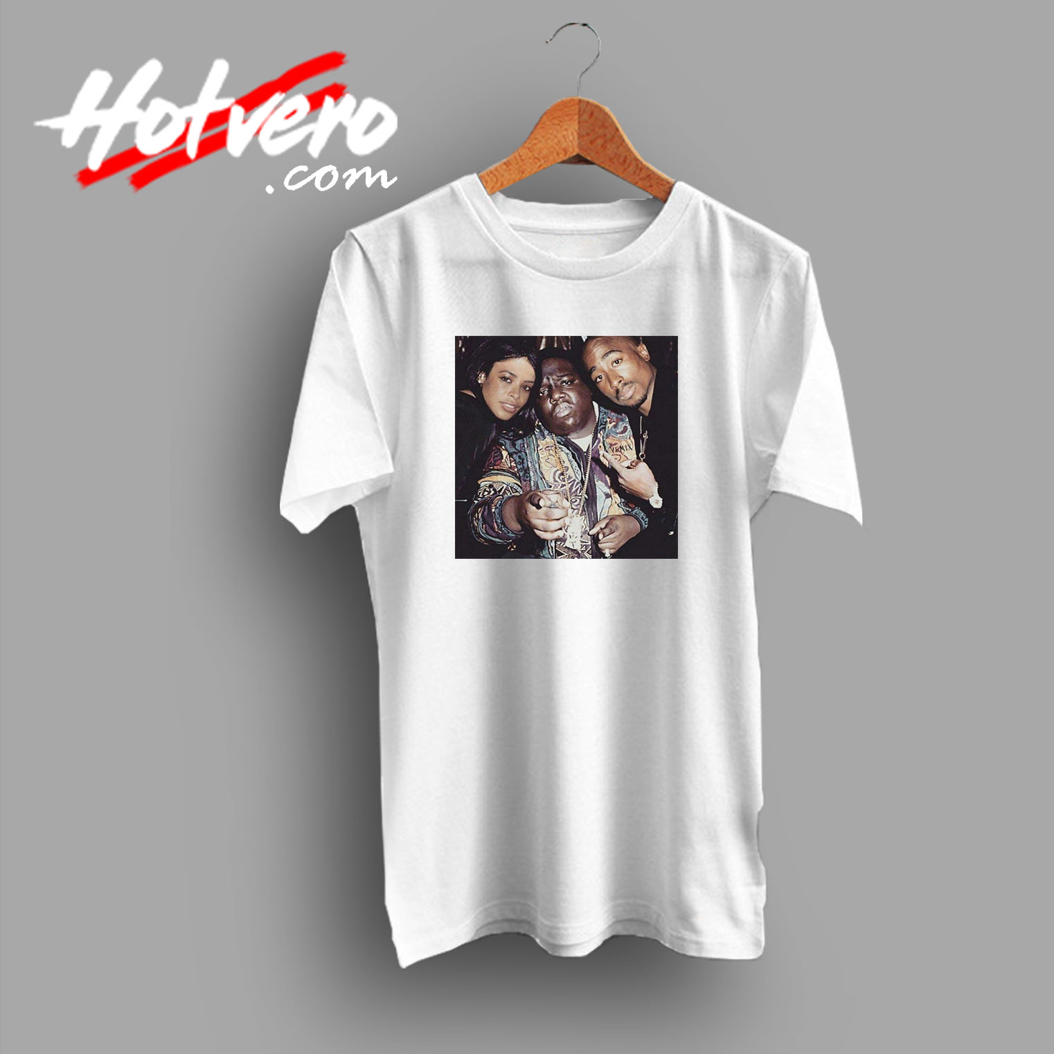 Tupac Shakur Biggie and Aaliyah Retro VIntage T Shirt