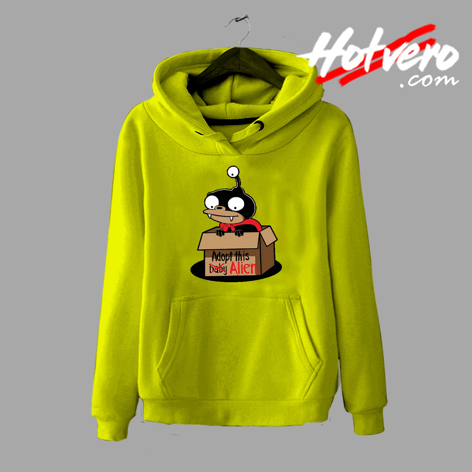 Adopt This Alien Art Design Hoodie