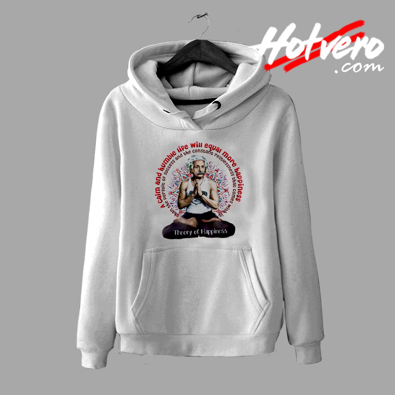 Albert Einstein Meditation Quote Hoodie