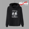 Album Cover Juniors Justin Bieber Graphic Style Hoodie