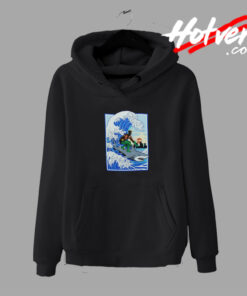 Aquaman Surf WIth Shark Hoodie