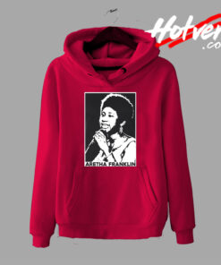 Aretha Franklin Singing RIP Concert Hoodie