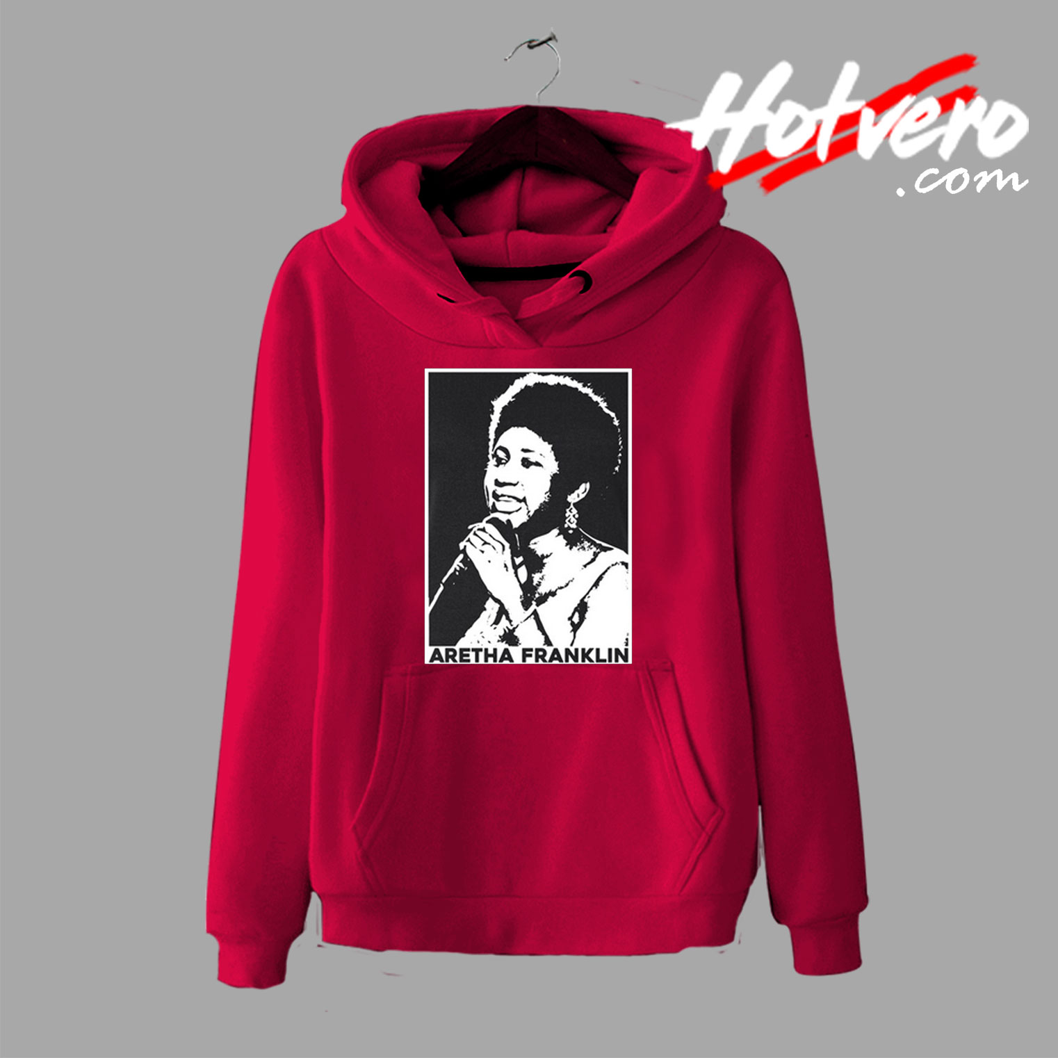 Aretha Franklin Singing RIP Concert Hoodie