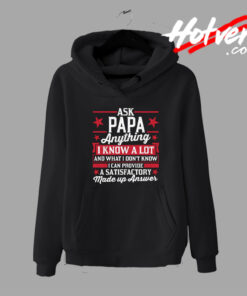 Ask Papa Anything Satisfactory Christmas Hoodie