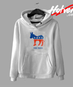 Ass Man Democrat Trump Graphic Hoodie