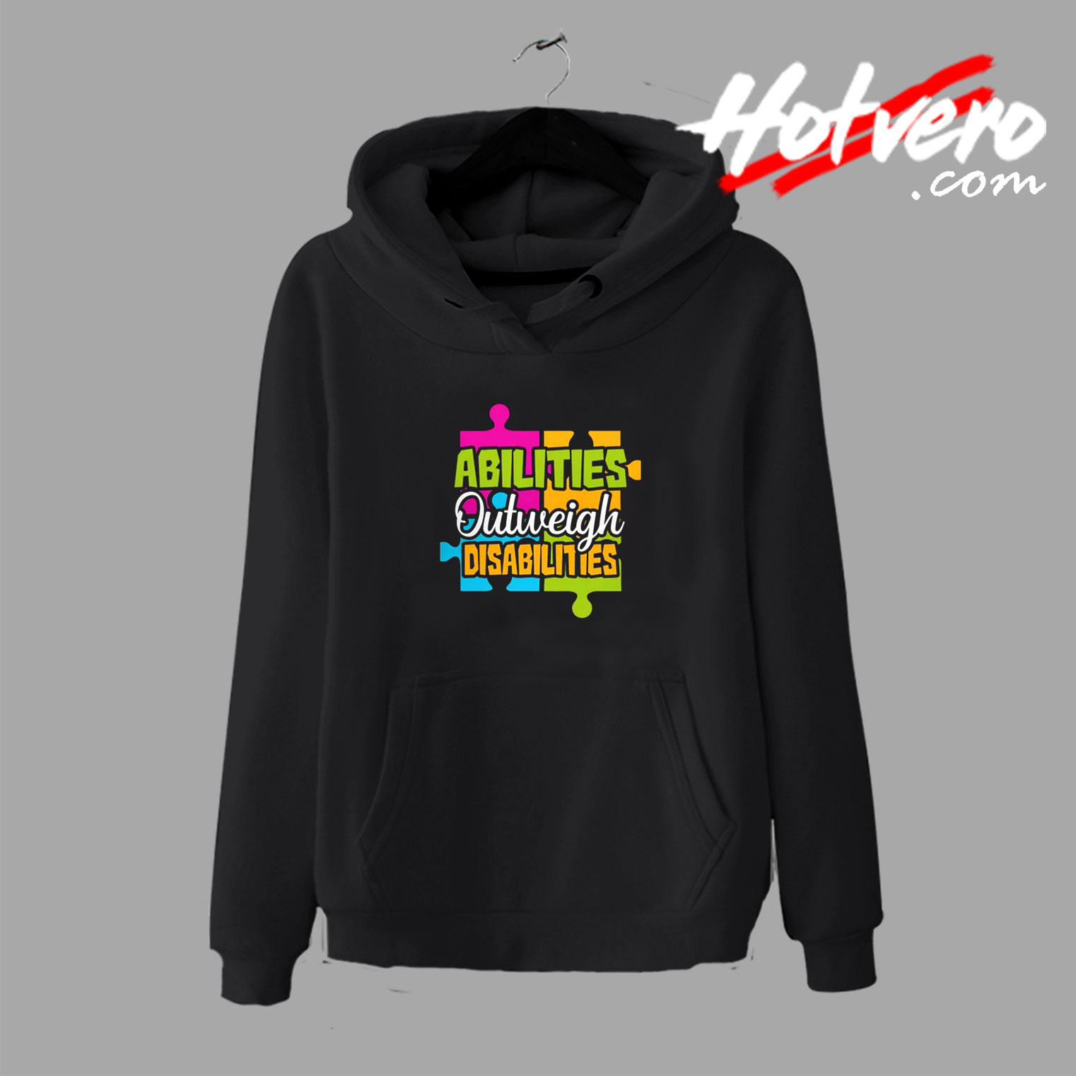 Autism Awareness Abilities Outweigh Disabilities Hoodie