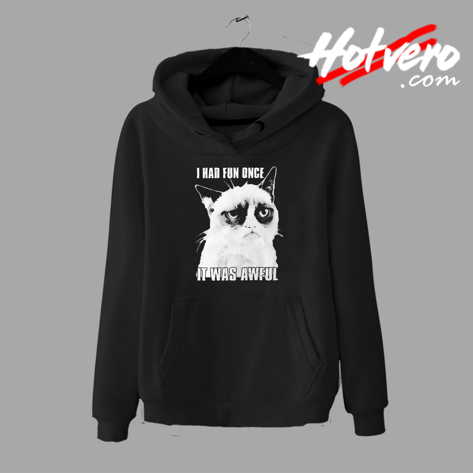 Awful Cat Face Hoodie