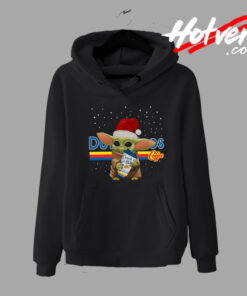 Baby Yoda Hold Coffee Christmas Hoodie