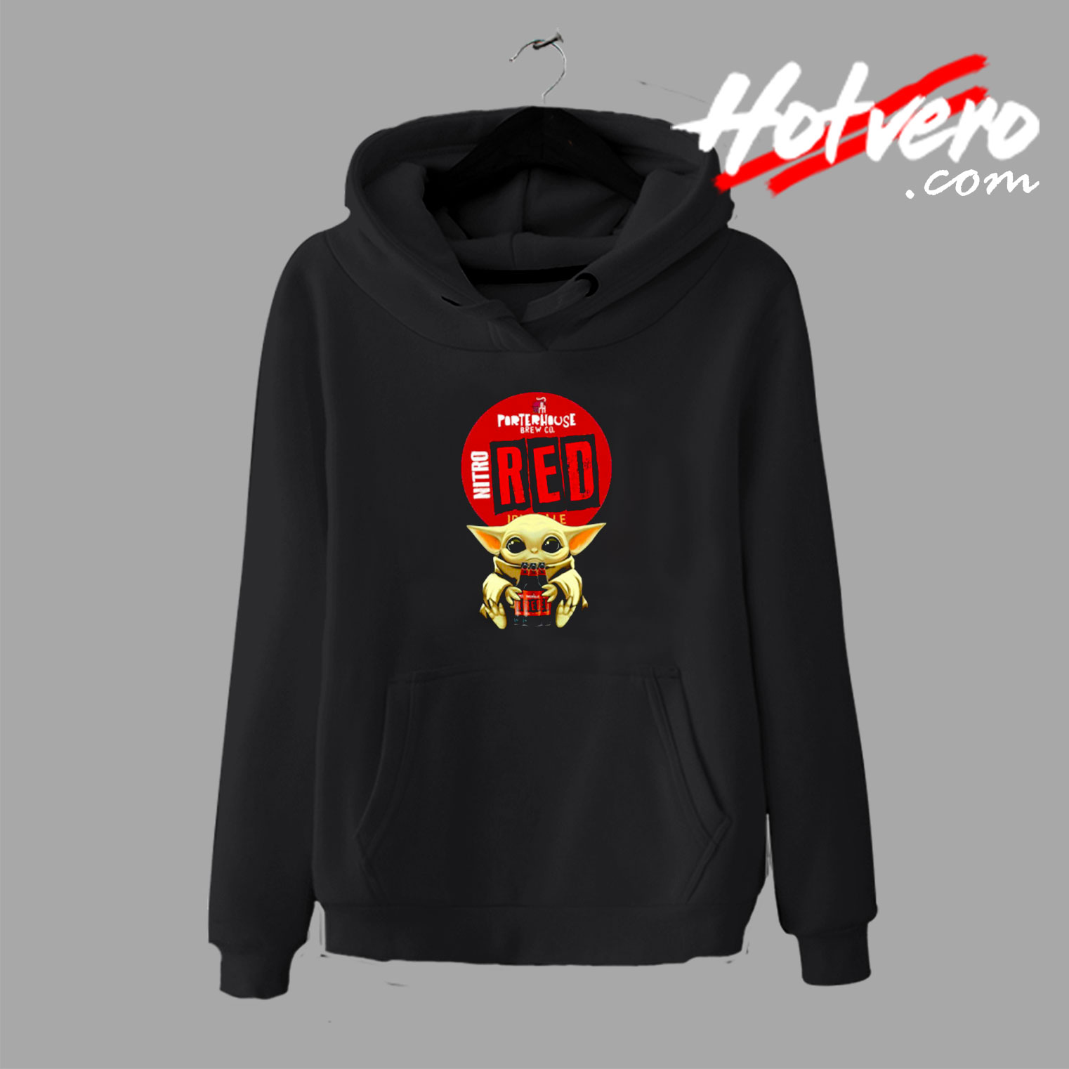 Baby Yoda Hug Porterhouse Beer Custom Hoodie