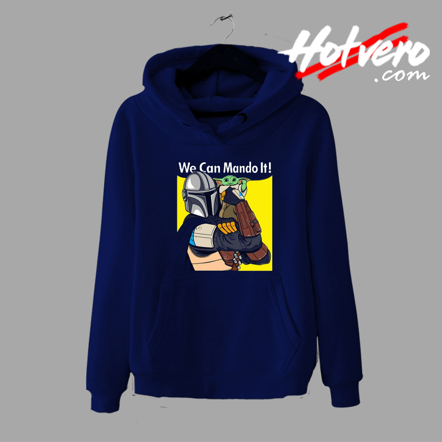 Baby Yoda We can Do It Mando Hoodie