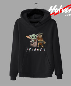 Baby Yoda and Babu Frik Friends Hoodie