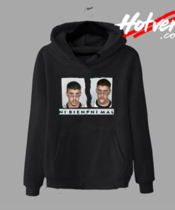Bad Bunny Ni Bien Ni Mal X 100pre Rapper Hoodie