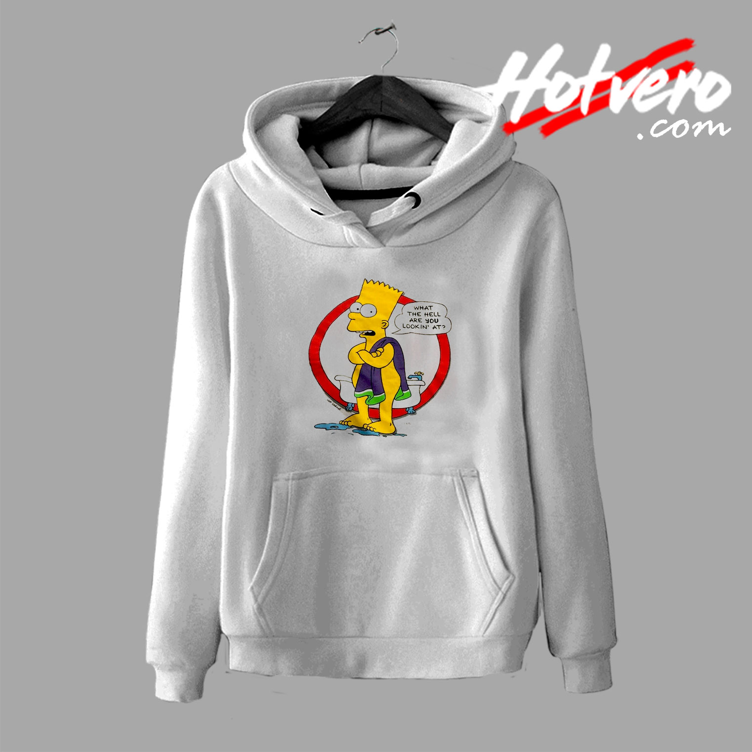 Bart Simpson Bathtub What The Hell Hoodie