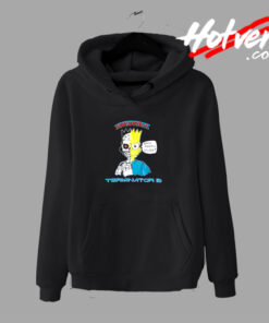 Bart Simpson Terminator Back Again Dude Hoodie