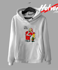 Bart and Homer Simpson Dooh Ho Ho Hoodie