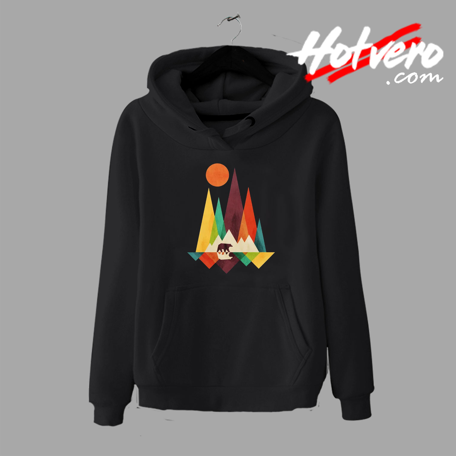 Bear In Whimsical Wild Artwork Hoodie