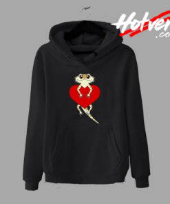 Bearded Dragon Valentines Day Vintage Style Hoodie