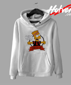 Bengals Fan Dude Bart Simpson Graphic Hoodie