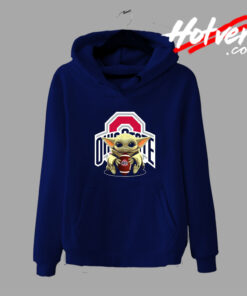 Best Baby Yoda Hug Ohio State The Mandalorian Hoodie
