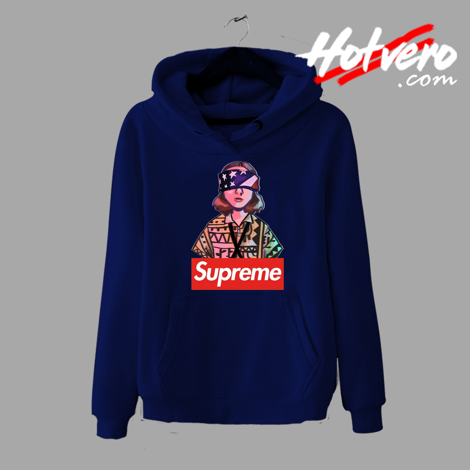 Best Stranger Things X Supreme Blindfold Hoodie