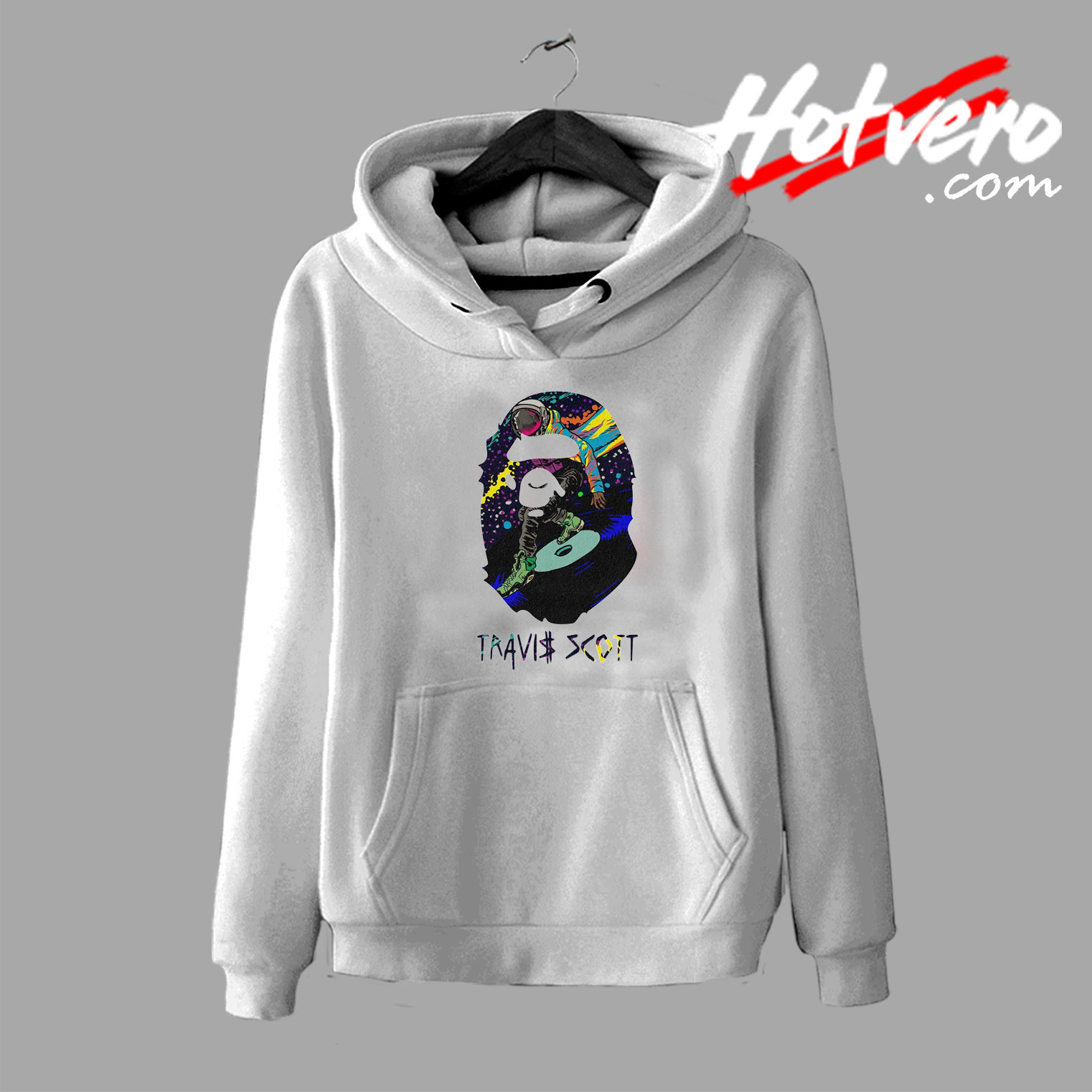 Best of Travis Scott Astro Jack x Bape Head Hoodie