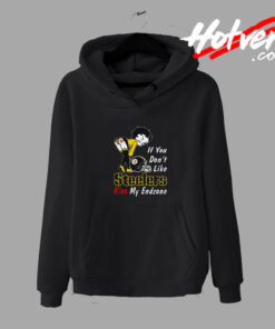 Betty Boop Steelers kiss my endzone Hoodie