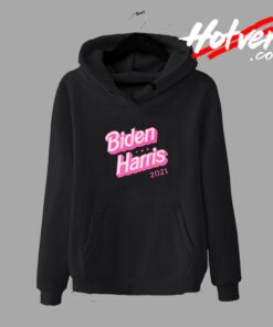 Biden And Harris Barbie Pink Graphic Hoodie