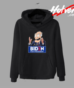 Biden For President Cartoon Graphic Hoodie