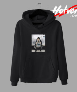 Billi Eilish Chalkboard Poster Hoodie