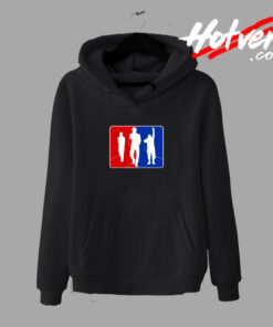 Blue Red White Hip Hop Graphic Hoodie