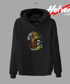 Bob Marley Rastafari Lion Graphic Hoodie