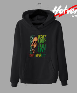 Bob Marley Wake Up And Live Jamaican Singer Hoodie