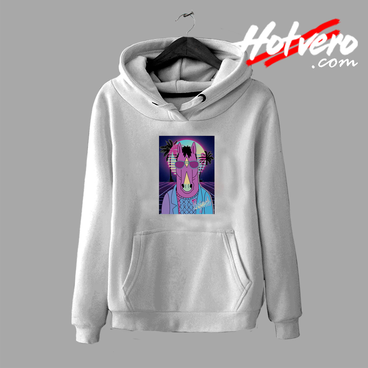 Bojack Horseman Vaporwave Vintage Style Hoodie