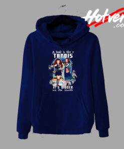 Book TARDIS Bigger On The Inside Hoodie