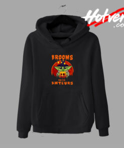 Brooms Yoda Halloween Graphic Hoodie