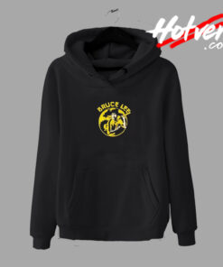 Bruce Lee And Dragon Graphic Hoodie