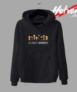 Celebrate Diversity Beer Graphic Hoodie