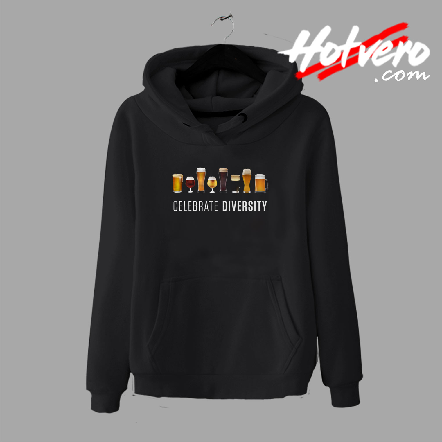 Celebrate Diversity Beer Graphic Hoodie