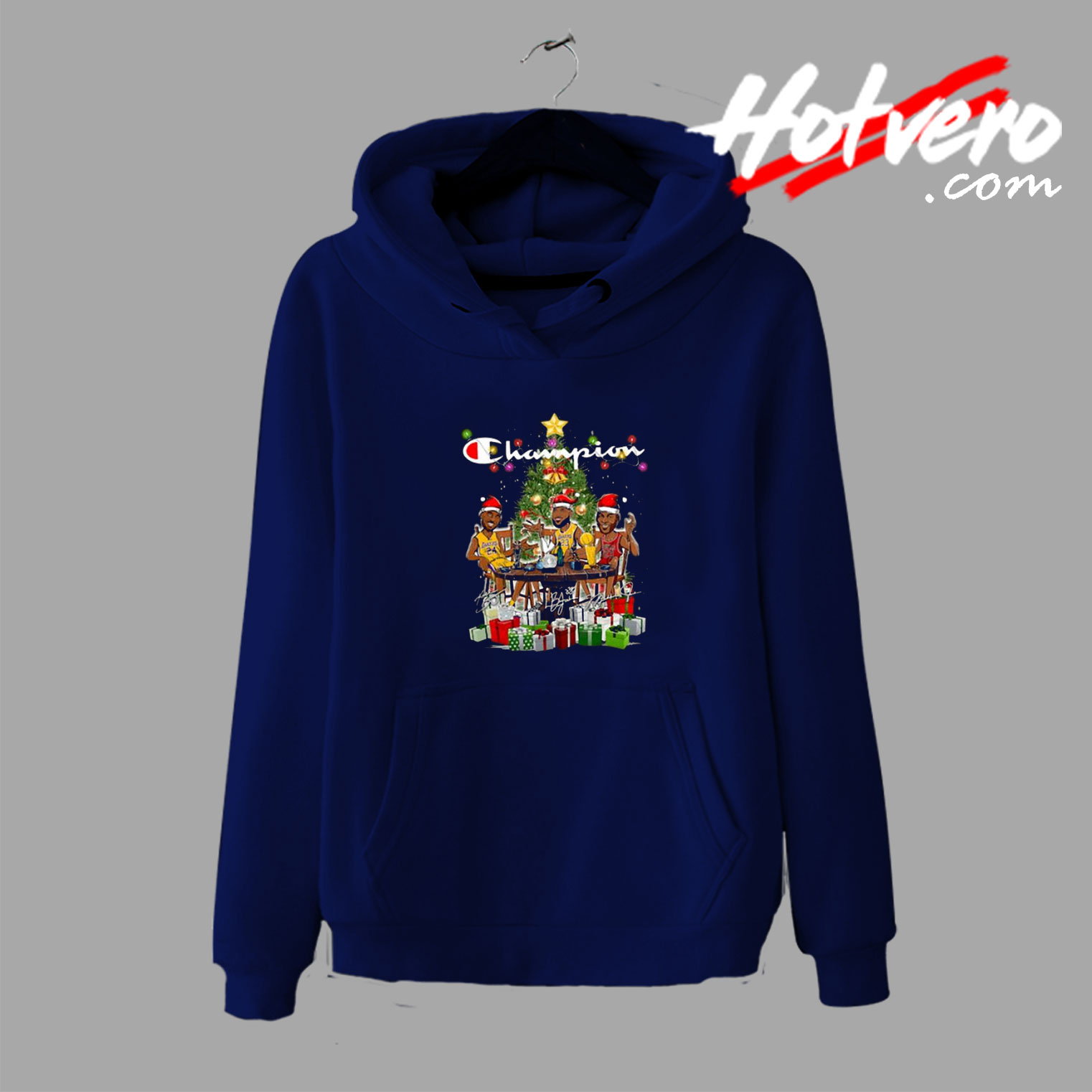 Champion Lebron James Cobe Squad Christmas Hoodie
