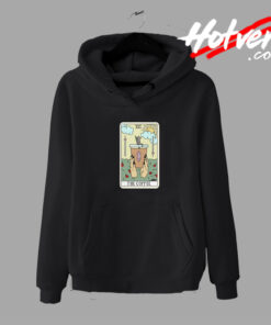 Coffee Tarot Card Funny Graphic Hoodie