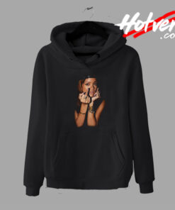 Cool Rihanna Middle Finger Photos Hoodie