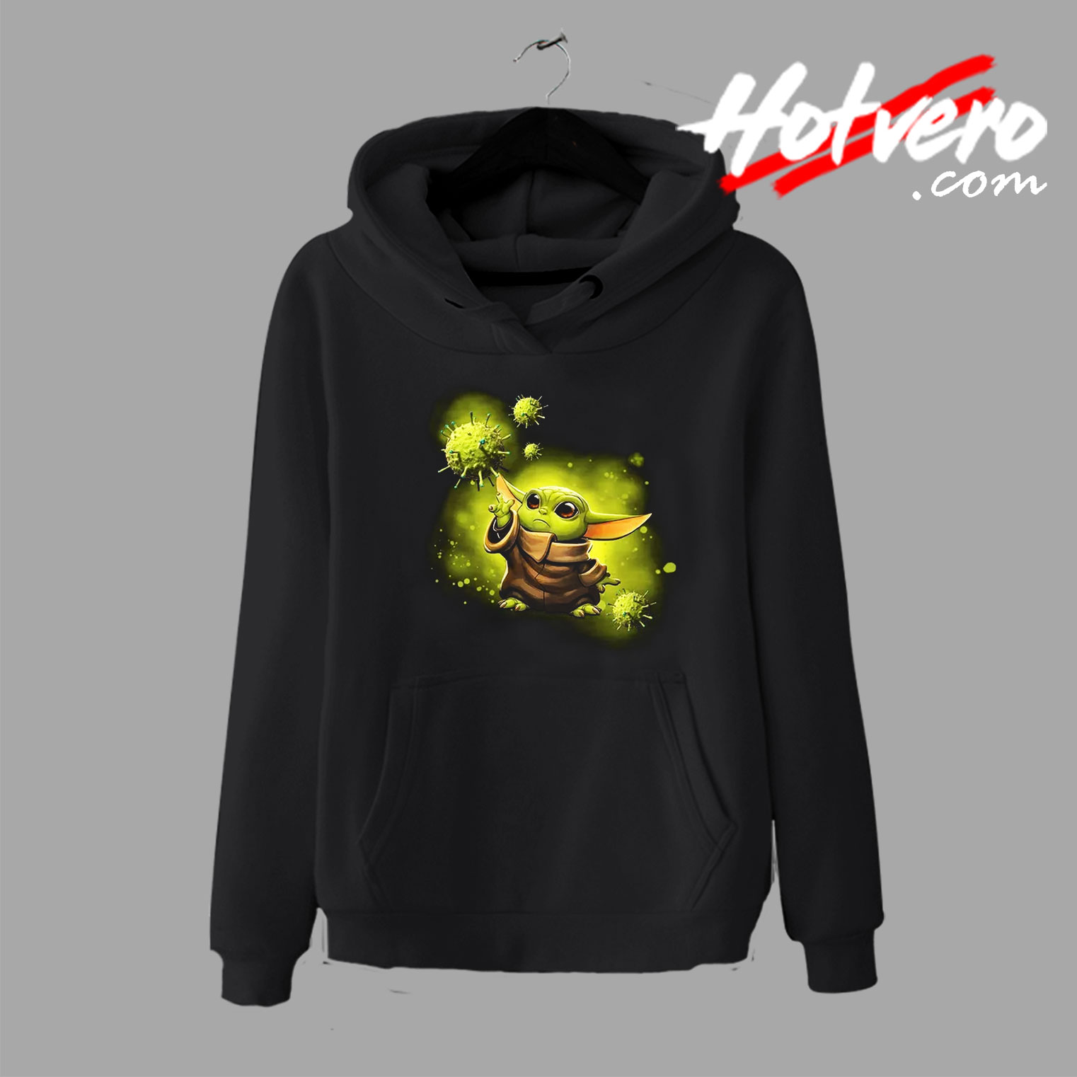 Coronavirus Merch Exterminated Baby Yoda Hoodie