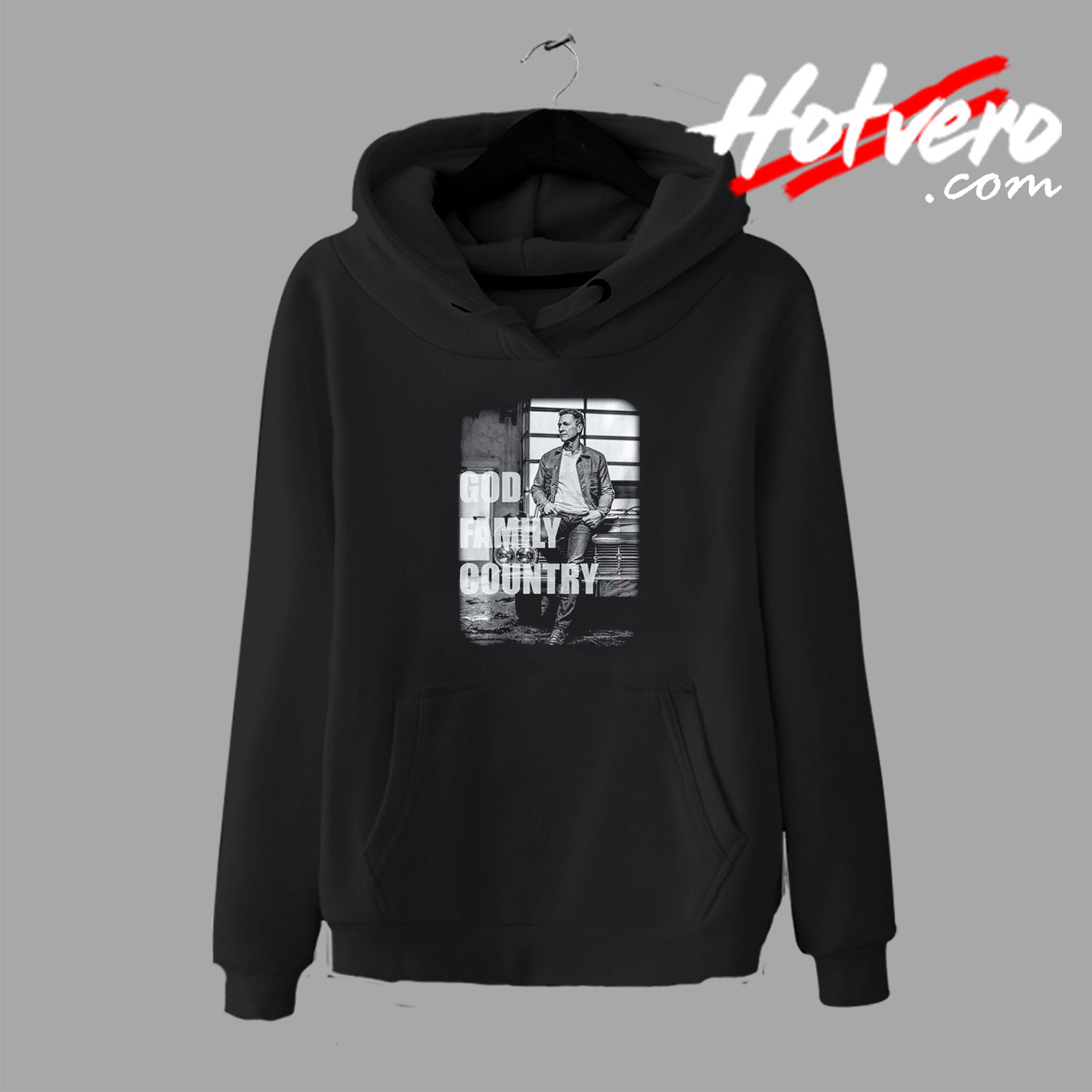 Craig Morgan God Family Country Portrait Photo Hoodie
