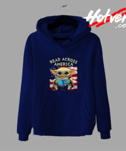 Cute Baby Yoda Read Across America Hoodie