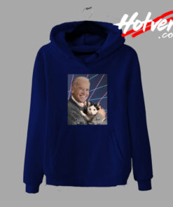 Cute Joe Biden With Cat Hoodie